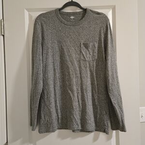 Old Navy Heather Gray Long Sleeve Tee